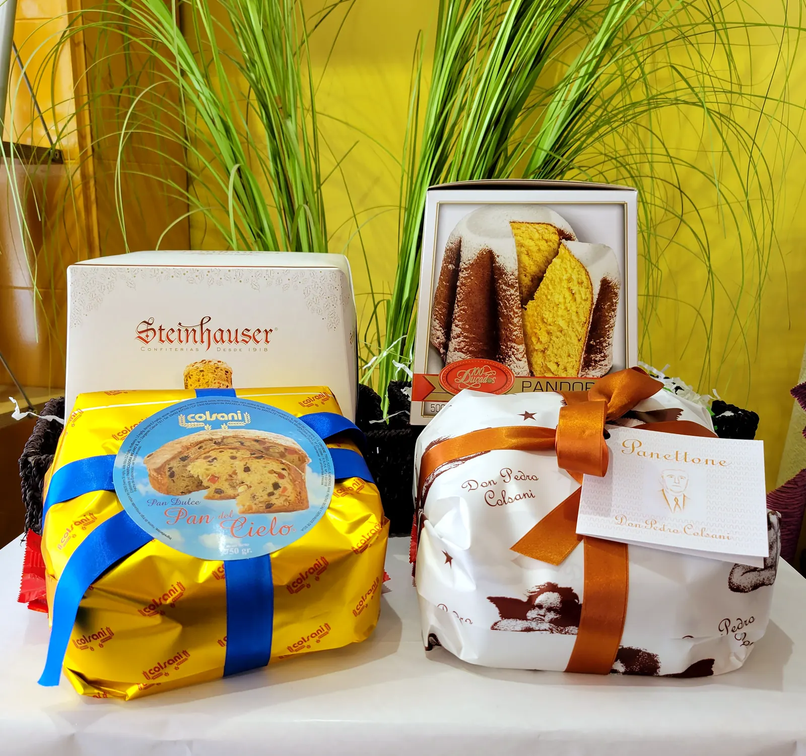 Panettone y pandoro Colzani, Bauducco y Steinhauser